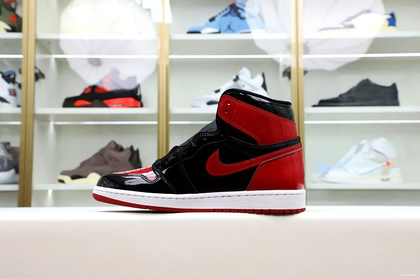 BRED 1 AIR OG PATENT Kimikick HIGH JORDAN 0726